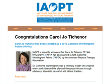 Tablet Screenshot of iaopt.org
